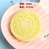 Acessórios Criativos para Casa Chá da Tarde Comida Brinquedos DIY Ímã de Geladeira Resina Artificial Biscoitos Oreo Ollie Fornecimento Douyin