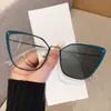 Nuevas Gafas Retro Artísticas Cat-Eye para Mujer, Estilo de Alta Gama, Adecuadas para un Look Natural, Se Pueden Adaptar con Lentes Graduadas, Estilo Coreano, Gafas de Montura Grande
