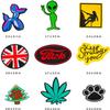 Venta directa de fábrica de pegatinas de tela bordadas de estilo británico con números y letras, insignias, accesorios de ropa, parches adhesivos, zapatos, sombreros, bolsos y accesorios.