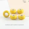 Acessórios para Joias DIY Contas de Furo Grande Cerâmica Contas de Porcelana Coloridas Rosca Rosca Pacote de Material para Contas de Pulseira Colar
