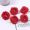 Flores Artificiais para Casamentos, Série Vermelha Materiais DIY, Flores de Rosa, Peônias, Hortênsias, Flores Artificiais com Toque de Alto Padrão e Realista