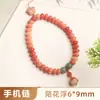 Cadena para Teléfono Móvil de Bodhi Multigemas Estilo Mismo de Xiaohongshu para Mujer, Llavero DIY de Loto Nuevo, Colgante para Bolsa de Memoria USB, Venta al por Mayor Transfronteriza