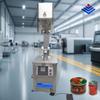 Processamento de Fábrica de Máquinas Personalizadas para Selagem e Tamponamento de Latas Plásticas para Fabricação de Latas para Alimentos e Químicos de Uso Diário