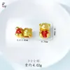 Retenção de Cor Alta Dourado Areia Gatinho Coelho de Orelhas Longas Urso Morango Veado Pulseira DIY com Contas Joias com Contas Acessórios Azul Queimado