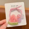 2023 Nuevo Cuerda para el Cabello de Cola de Caballo Alta para Niños Anillo para el Cabello de Trenza para Niña Banda para el Cabello Acrílica de Fruta
