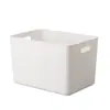 Caixas e cestos de armazenamento de plástico recipientes multicoloridos adequados para armários de cozinha caixas prateleiras de armazenamento de banheiro e banheira