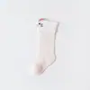 Calcetines de bebé verano malla fina sin costuras en los dedos del pie para recién nacidos y niños pequeños calcetines de algodón de longitud media anti-mosquitos verano