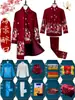 Fábrica de Sudários Terno Zhongshan Masculino Terno Dragão Terno Moderno Feminino Conjunto Completo Roupas Velhas Sudário Branco Morto