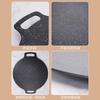 Plato para Barbacoa de Camping al Aire Libre Sartén Antiadherente Plato para Barbacoa Estilo Coreano para Hogar Estufa de Casete Comercial Portátil Teppanyaki de Maifanita