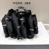 Pinza para el Cabello de Satén tipo Nube con Diamantes Brillantes, Pinza Grande de Tela Negra, Accesorio para el Cabello para Mujeres