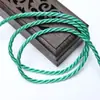 Lote de fábrica etiqueta de cordón de poliéster fino de 1-3 mm 54 colores cuerda trenzada de tres cabos cuerda de mano DIY hecha a mano cuerda trenzada