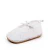 Zapatitos de bebé de malla transparente bordada, transpirables y que no dan calor, zapatos para niños pequeños con suelas de goma, zapatos antideslizantes para caminar en interiores