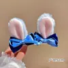 Presilha de Cabelo Orelha de Coelho Policial Judy Coelho Zootopia Infantil Presilha de Cabelo Laço Fita para Meninas Acessório de Cabeça