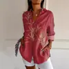 Venta Caliente de Amazon 2024 Nueva Camisa de Mujer Verano Tendencia Europea y Americana Manga de Siete Puntos Estampado Animal 3D