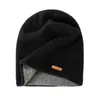 Gorro Grueso de Cachemira para Invierno para Hombres y Mujeres, Gorro de Punto Cálido de Doble Capa, Gorro Casual, Gorro Holgado, Gorro para Clima Frío que Protege los Oídos