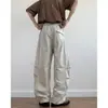 Pantalones Casuales de Verano con Tacto Fresco de Secado Rápido Plisados de Cuchillo Torcido para Hombre Estilo Delgado Modernos Versátiles Rectos Holgados de Pierna Ancha Largos