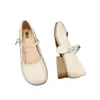 Zapatos de mujer de cuero suave de corte bajo, nuevo modelo de otoño 2026, zapatos pequeños de cuero con punta redonda, suela suave cómoda, empeine suave, zapatos Mary Jane de tacón bajo