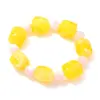 Pulsera de hilo con cuentas cuadradas degradadas de macarrón, ambiente festivo transfronterizo, estilo ins, suave, dopamina, fresca, para mujer