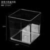 Caja de flores de cristal transparente acrílico floristería materiales para flores caja de regalo para flores de plástico totalmente transparente ventas directas de fábrica