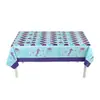 Mantel Morado Sirena de Amazon Mundo Submarino Mantel para Fiesta Oceánica Mantel de PEVA Decoración de Cumpleaños Infantil