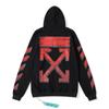 [Série Outono e Inverno] Seta Ow Graffiti Fogos de Artifício 99 Tira Adesiva Moletom Estampado Hoodie com Zíper para Casal Calça