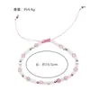 Moda Venta Caliente Piedra Natural Cuentas de Arroz Tejido a Mano Pulsera para Mujer Estilo Bohemio Regalo para Mejor Amiga