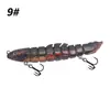 Isca Artificial Luya Multi-Seções Peixe 12cm 19g Barata Artificial de Múltiplas Seções Impressão 3D Isca Falsa de Nove Seções Atacado
