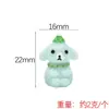 Yqt Mini Cena Natal Pequeno Animal Resina DIY Acessórios Enfeites de Mesa Árvore de Natal Mini Comida Conjunto de Brinquedos