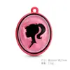 Colgante Rosa Esmaltado de Barbie de Venta Caliente Transfronteriza Accesorios DIY Taylor Pendientes de Chica Cantante de Campus Pulsera Amuletos