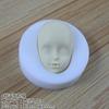 Molde facial de silicona para cara real, molde facial de silicona para bollo al vapor, molde facial de silicona versión Q, molde facial de silicona para pan al vapor de arcilla