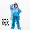 Pantalones de Lluvia Desechables Juego de Cubre Pies Engrosado Pie Sellado Largo Infantil Portátil Impermeable Rafting Unisex