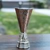Troféu da Super Liga dos Campeões Mundial de Inglês Basquete Troféu de Metal Chaveiro Pingente Ornamento Comemorativo para Fãs de Futebol