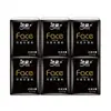 C&S Pañuelo Facial Húmedo Cara Negra BU084-24 Aroma a Colonia Portátil 4 capas 6 hojas 24 paquetes