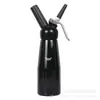 Batidor de Crema de Acero Inoxidable de 500ml Espumador de Leche Café Cold Brew Té con Leche Pistola Decoradora Espumador de Leche Comercial de Aluminio de 1L