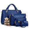Bolsas Femininas Novo Estilo Moda Europeia e Americana Bolsa Feminina Conjunto de Quatro Peças Bolsa Grande Bolsa de Mão Tiracolo Ombro Único Conjunto Mãe-Filha