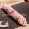 Almohada Larga de Algodón de Azúcar Puro Almohada Cilíndrica Creativa de Cabecera para Dormir Almohada Larga Removible y Lavable para Niñas Dormir de Lado Almohada con Clip