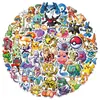 50 Adesivos de Grafite de Elfo Pet Estilo Pixel para Capas de Celular, Cadernos, Malas, Garrafas de Água, Capacetes e Adesivos Decorativos