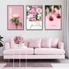 [Personalizado] Pintura Decorativa para Sala de Estar Nórdica Mural de Estilo Fresco Minimalista Moderno Triptíco Estilo Europeu Parede de Fundo de Sofá