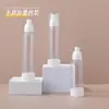 Garrafas de Vácuo de Grande Capacidade 80/100/120ml Atacado como Frascos Spray de Cabeça Redonda Plana Frascos de Loção de Vácuo Transparentes