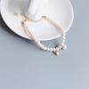 Pulseira de Pérolas de Água Doce Amor Estilo Coreano Dongdaemun Design de Nicho Pulseira de Pérolas Alienígenas Pulseira Versátil para Mulheres
