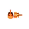 Tornillos de ajuste de chasis de colores, estándar americano 6-32*6.5, tornillos de apriete manual moleteados de aleación de aluminio para gabinete de computadora M3M4