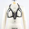 ZIZ vestuário corset bondage, vestimentas de contenção em couro, tops curtos sexy, produtos, venda direta do fabricante