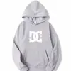 Sudadera de Manga Larga con Letra DC para Hombre y Mujer, Sudadera de Moda y Sencilla Estilo Callejero, Estilo Gimnasio Otoño e Invierno