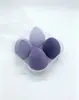Directo del fabricante: cuatro esponjas de belleza grandes absorbentes de agua sin látex en caja, forma de gota de agua, corte angular, poliuretano hidrofílico