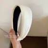 Estilo Preguiçoso Espessado Yi Mengling Mesmo Estilo Faixa Larga para Mulheres 2025 Nova Faixa Alta de Caveira Acessórios de Cabelo Antiderrapantes