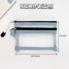 Bolsa de Almacenamiento de Documentos para Viajes al Extranjero, Organizador Transparente de Documentos de Pasaporte, Portatarjetas de Tarjeta de Embarque Portátil, Funda Protectora de Viaje