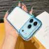 Adecuado para fundas de teléfono Apple 18 Pro Max, fundas de color caramelo para iPhone 13, fundas transparentes anticaídas para 16 y fundas protectoras para 15 Apple 17