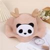 Sombrero de panda con diseño de dibujos animados para viajes, ideal para adultos, hombres y mujeres, ideal para el sol, protector solar tejido y para niños.