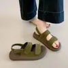 Sandalias Deportivas Birkenstock de Suela Gruesa para Mujer, Uso al Aire Libre en Verano, Nuevo Estilo 2026, Velcro, Cómodas para Mujeres Embarazadas, Sandalias Romanas de Playa