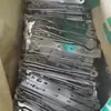 Puxador Fixo para Porta e Janela Galvanizado com Furo Cabeça Redonda 140*20*1.5mm Conector de Solda Fixador Fácil de Instalar